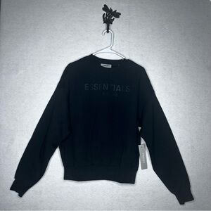 Fear of God Essentials Black Crewneck Sweater Size XL (size 12)